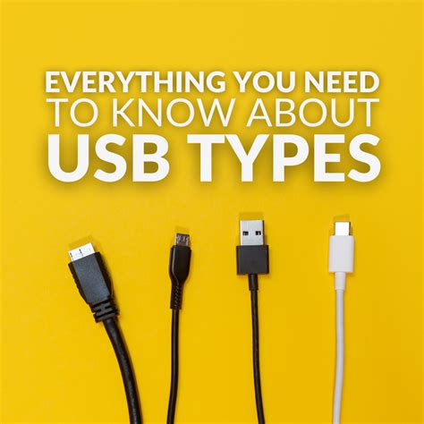 Everything You Need to Know About USB Types and Connectors