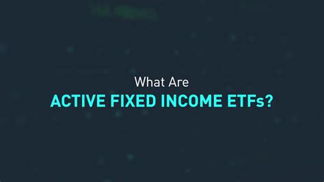 What Are Active Fixed Income ETFs? | TMX Money Blog