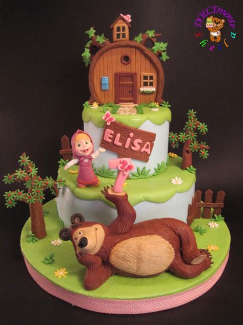 Masha And The Bear Cake Masha E Orso Torta Torta De Masha Masha Y El ...