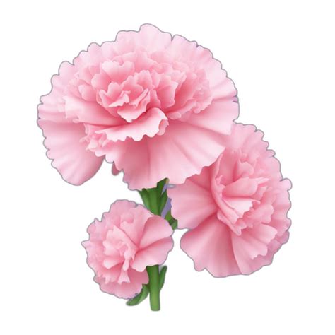 red Carnation flower | AI Emoji Generator