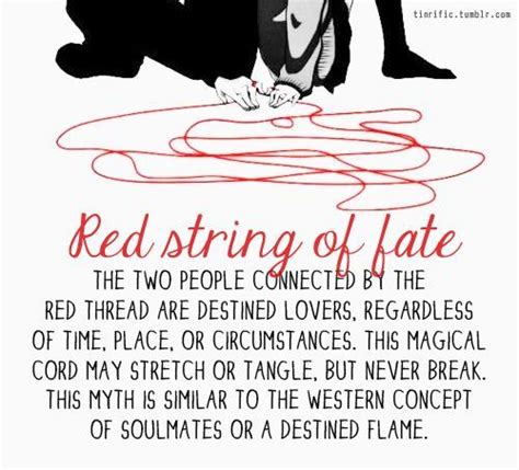 Red string fate | Red string of fate, Fate quotes, Fate tattoo