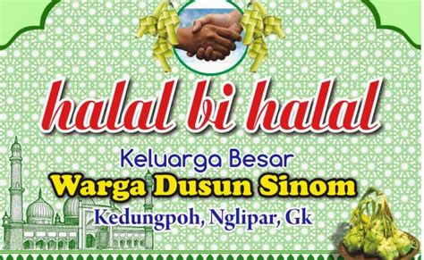 Desain Banner Halal Bihalal Keren Gambar Contoh Banners Images Imagesee ...