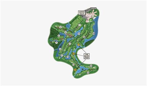 Map Of The Champion Golf Course - Le Golf National Course Layout ...