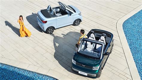 The Wuling Mini EV Cabrio has been revealed in China