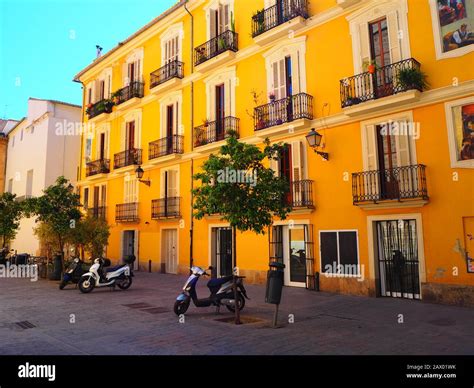 Old Town of Valencia Stock Photo - Alamy