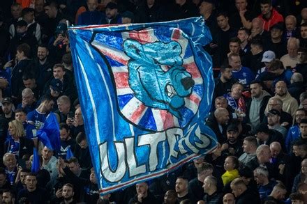 Rangers Fans Supporters Flags Banners Ultras Editorial Stock Photo ...