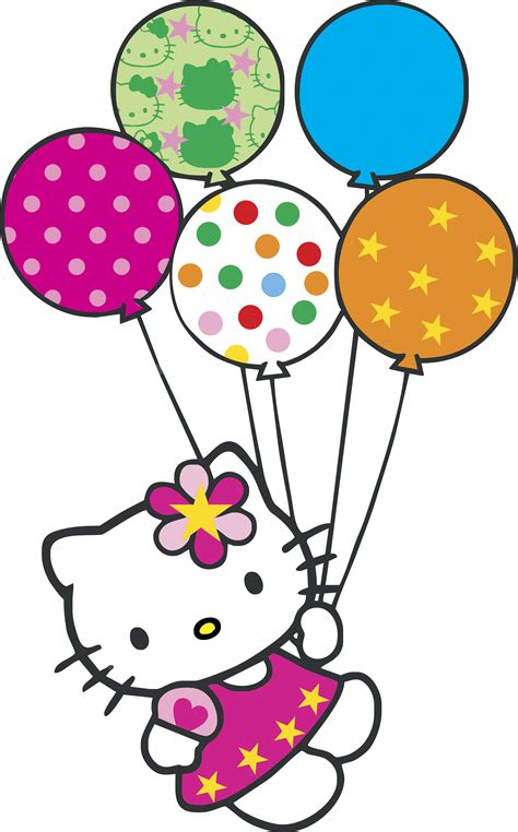 Hello Kitty Balloon Png - PICSFORFREE