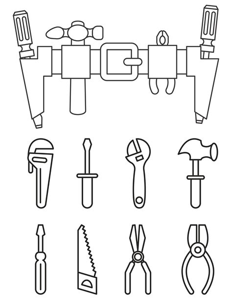 Best Images Of Tool Box Printable Template Tool Belt - vrogue.co