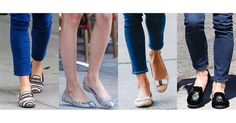 Celebrities in Flats | POPSUGAR Fashion