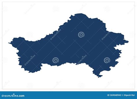 Bryansk Russia Map Illustration On White Background Stock Photography ...