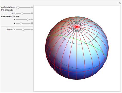 Loxodrome - Wolfram Demonstrations Project