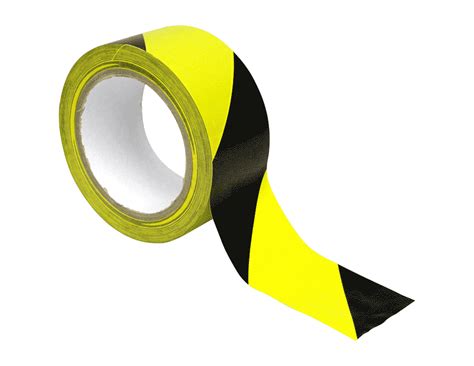 Yellow / Black Hazard Marking Tape - 2 Inch