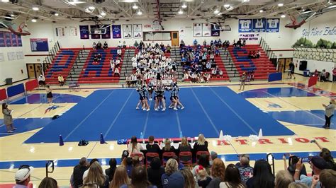 Millbrook High School Round 2 at Region 4C Cheer Competition 2021 - YouTube