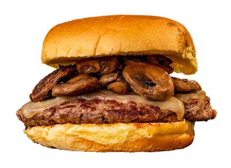 #4 Mushroom Swiss Burger - Burger25