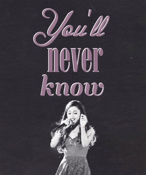 دانلود آهنگ زیبای Ariana Grande - You'll Never Know | طرفداری