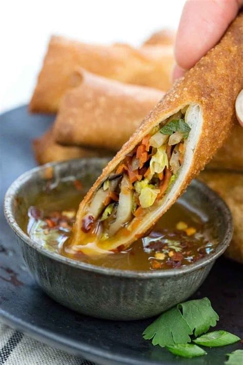 Crispy Vegetarian Egg Rolls | Recipe | Vegetarian egg rolls, Cooking ...