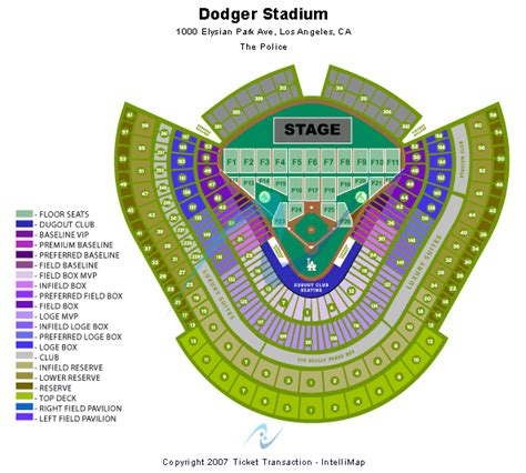 Dodger Stadium Seating Chart | Dodger Stadium Event Tickets & Schedule