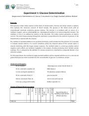 2Chem-CHM417L-Experiment 1 - Amperometry Glucose meter .docx - 1 UST College of Science ...