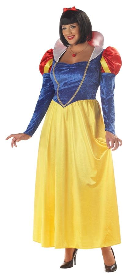 Snow White Dress Adult Costume Plus 18-20 - Walmart.com