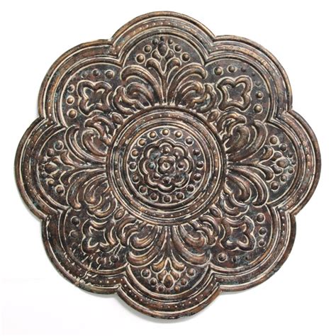 Stratton Home Decor Rustic Bronze Medallion Wall Decor - Walmart.com - Walmart.com