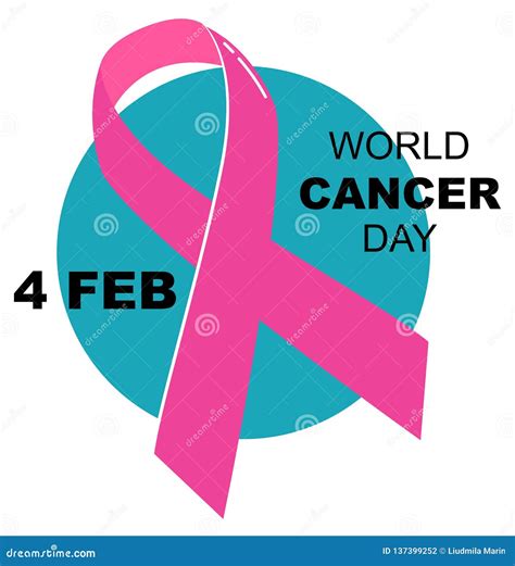 World Cancer Day Vector Illustration Logo Stock Vector - Illustration of medical, logo: 137399252