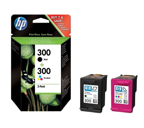 HP 300 Tri-colour & Black Ink Cartridges - Multipack Fast Delivery ...