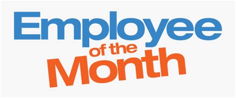 Employee Of The Month Transparent , Free Transparent Clipart - ClipartKey