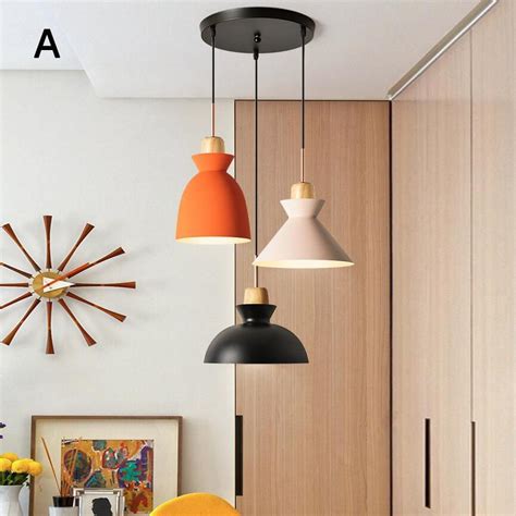 Mid Century Industrial Retro Style 3 Light Multi Light Pendant