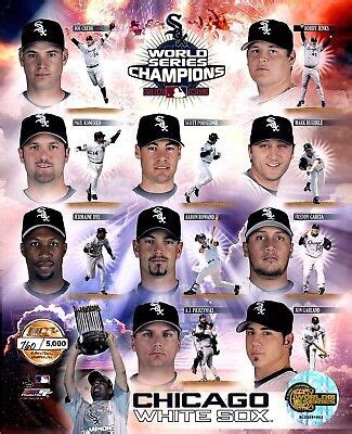 Chicago White Sox 2005 World Series Champions Licensed Unsigned 8x10 ...