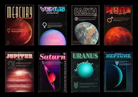 Posters I made for each of the planets : r/graphic_design