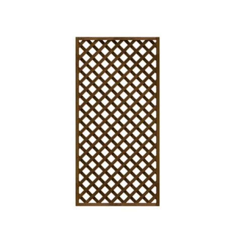 Ejoy 3 ft. x 6 ft. Wood Trellis Lattice Screen Privacy Fence (Set of 3-Pieces) WoodFence ...