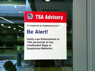 TSA be alert sign, Logan Airport, Boston, MA, USA | Cory Doctorow | Flickr