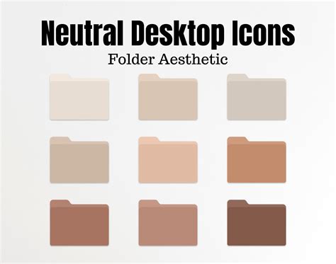 Drawing & Illustration Digital Desktop Icons Aesthetic Organizing Icons Boho Neutral Desktop ...