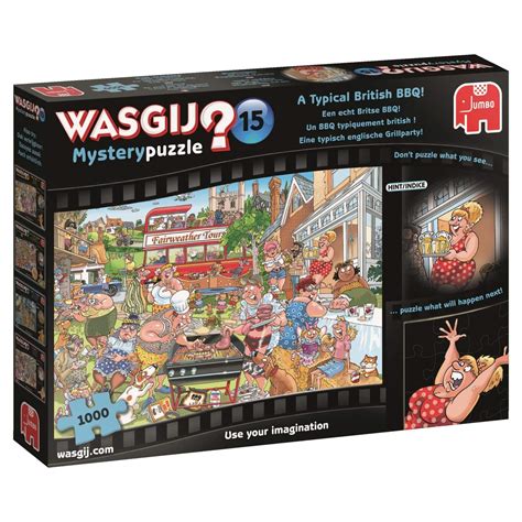 Wasgij Mystery Puzzle 15-A Typical British BBQ 1000 Piece Jigsaw Puzzle