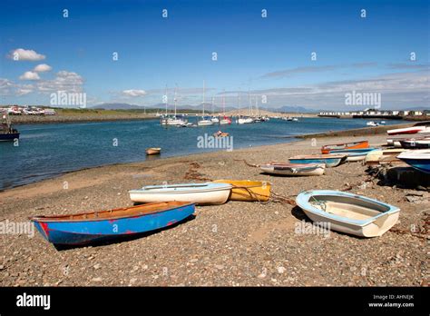 UK Wales Gwynedd Pwllheli Harbour Stock Photo - Alamy