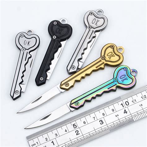 Self Defense Knife Keychain - Mini Key Knife Keychain Security Multi ...