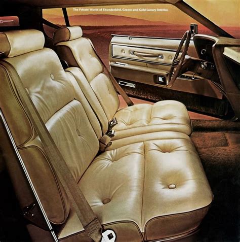 1976 Ford Thunderbird Interior - Brougham Heaven (@broughamheaven on Tumblr) | Ford thunderbird ...