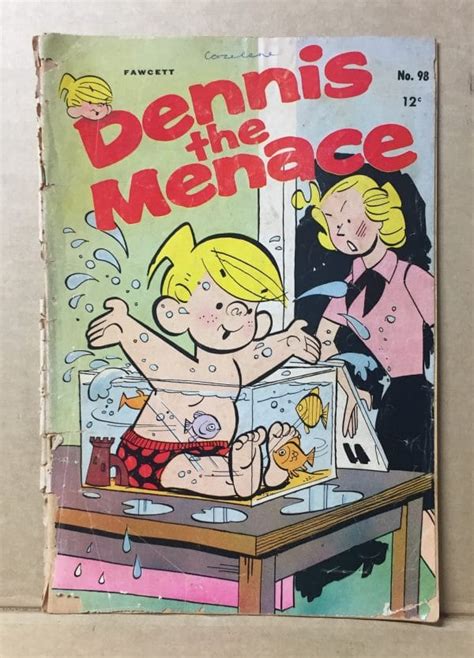 COMIC BOOK - DENNIS THE MENACE NO.98 - X Marks The Shop