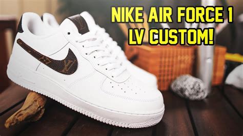 CUSTOM DESIGNER NIKE AIR FORCE 1 TIMELAPSE! - YouTube