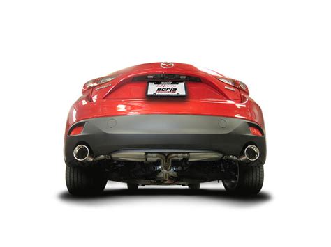 Best Exhaust - Borla Mazda 3 2.0L and 2.5L 2014-on Rear Section Exhaust S-Type 11918