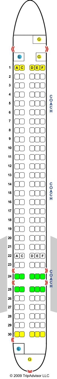 SeatGuru Seat Map Allegiant