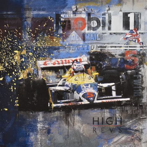 NIGEL MANSELL by Joff Carter - High Revs Studio