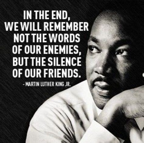 15+ Silence Of Our Friends Mlk Quote - Friendship Quote in 2020 ...