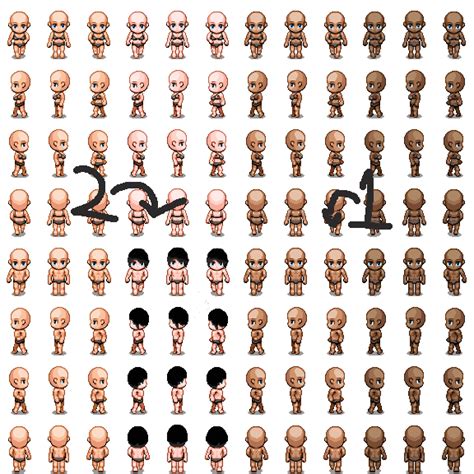 Rpg Maker Character Sprite Sheet Respect the licenses posed on these ...