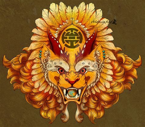 Chinese lion by Alduin-Red on DeviantArt