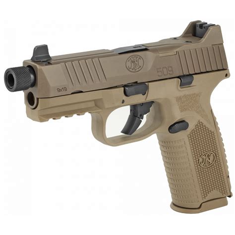 FN 509 Tactical FDE 9mm Pistol 10 Round Gun · DK Firearms