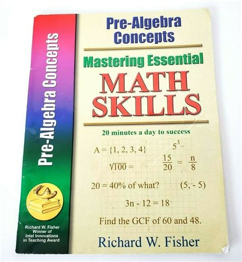 Books Young Adult, Young Adults, Pre Algebra, Adults Books, Math Skills, Book Sale, Workbook ...