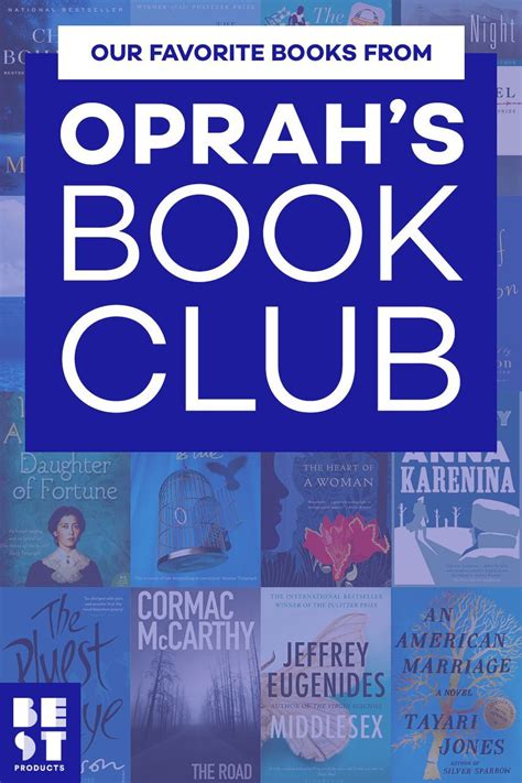 Oprah's Book Club is Full of Great Reads | Oprahs book club, Oprah book ...