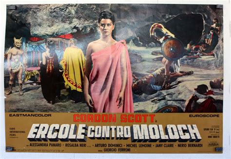 "ERCOLE CONTRO MOLOCH" MOVIE POSTER - "ERCOLE CONTRO MOLOCK" MOVIE POSTER