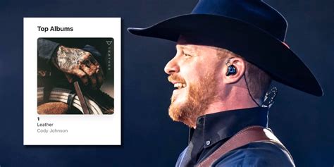 Cody Johnson's New Album "Leather" Is The #1 Country Album On Apple Music